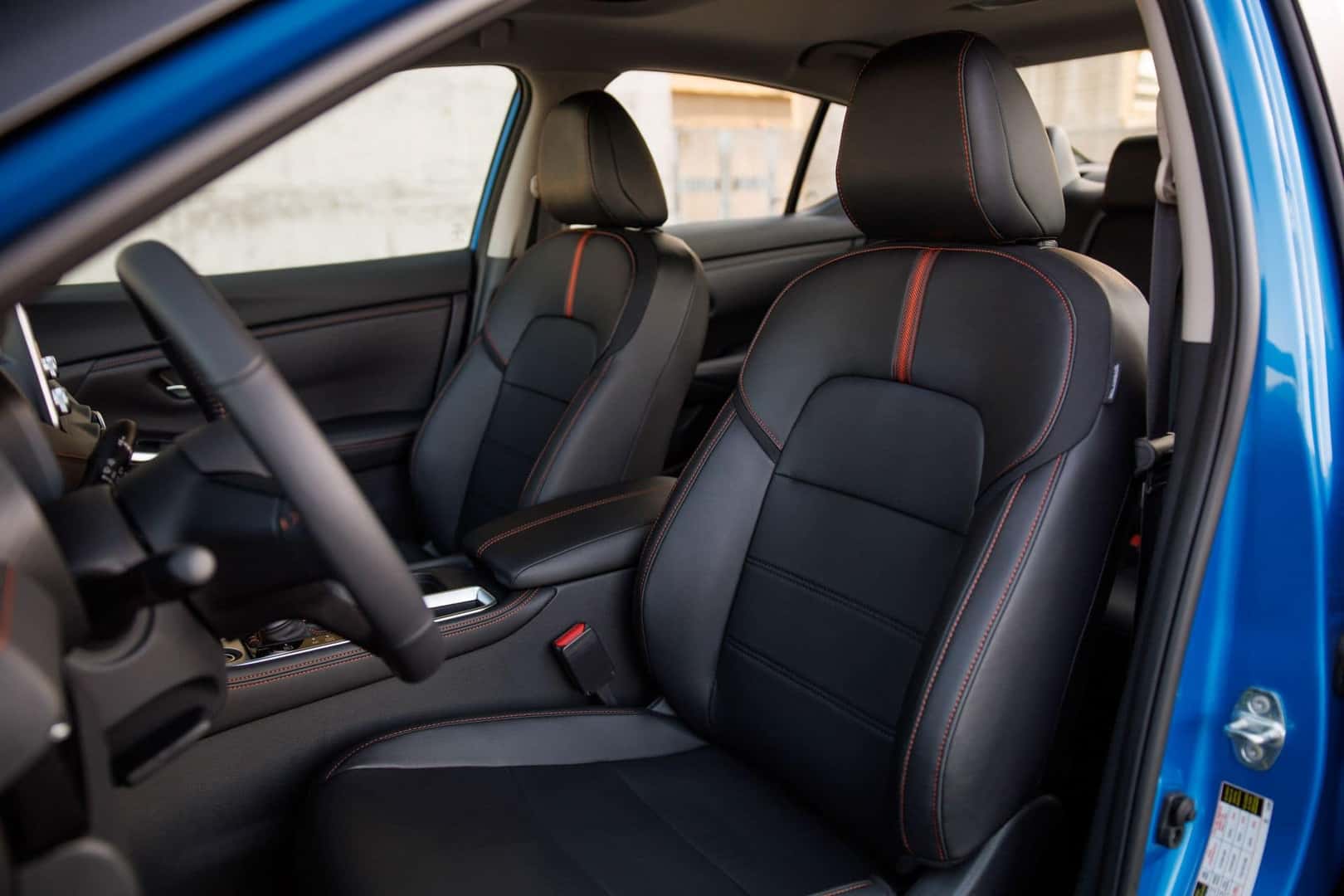 The Stylish Front Seats Of The Fuel-Efficient 2024 Nissan Sentra
