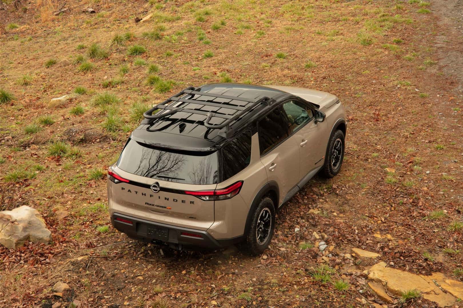 The Stylish Back Profile Of The Awarded 2025 Nissan Pathfinder Rock Creek Edition