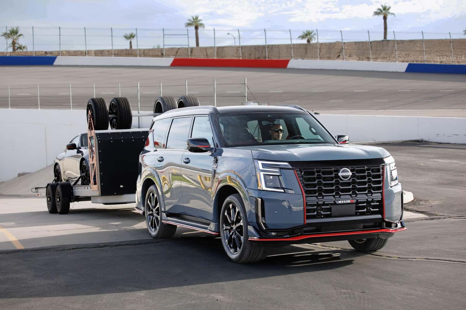 The Beautiful And Powerful Nissan Armada NISMO, Towing A Heavy Load With Ease