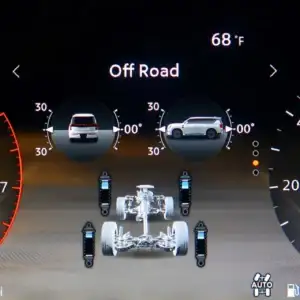 2026 Nissan Armada Pro-4X Off-Road Digital Gauge Cluster