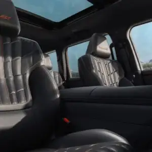 2026 Nissan Armada Quilted Leather Seats with Tailored Contrast Stitching Details