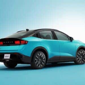 2026 Nissan Leaf Rear Side View in the Studio