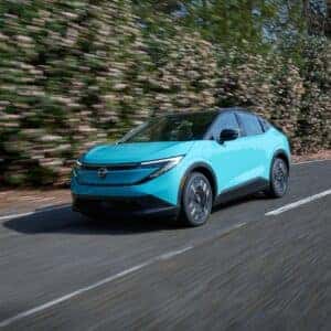 2026 Nissan Leaf Zooming By