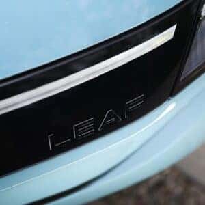 Leaf Logo Detail on the 2026 Nissan EV