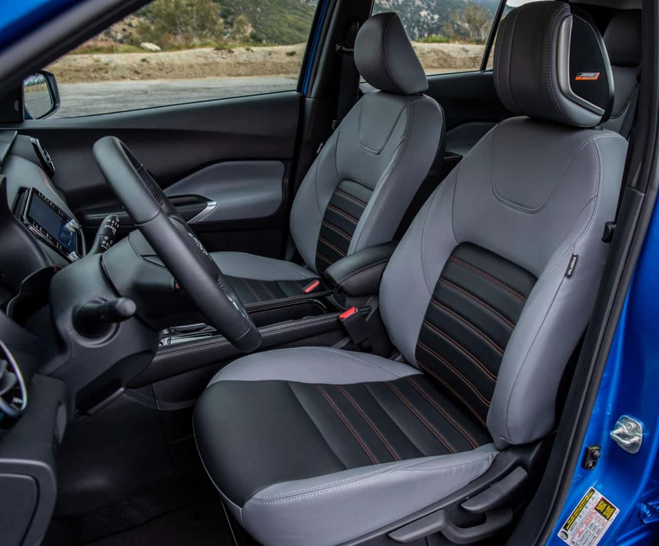 The Comfy Front Passenger Seats Of The Luxury And Affordable 2024 Nissan Kicks