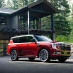 2025 Nissan Armada Platinum Reserve Parked at Home