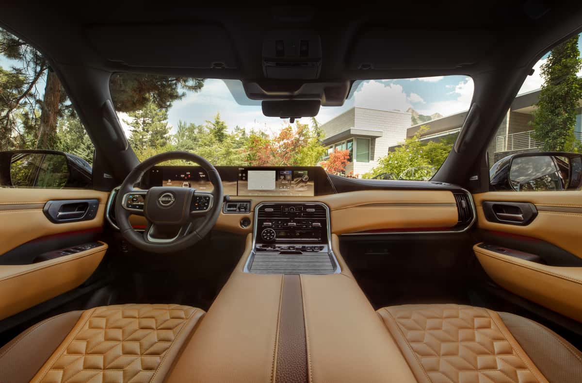 2025 Nissan Armada Interior Front Dash View