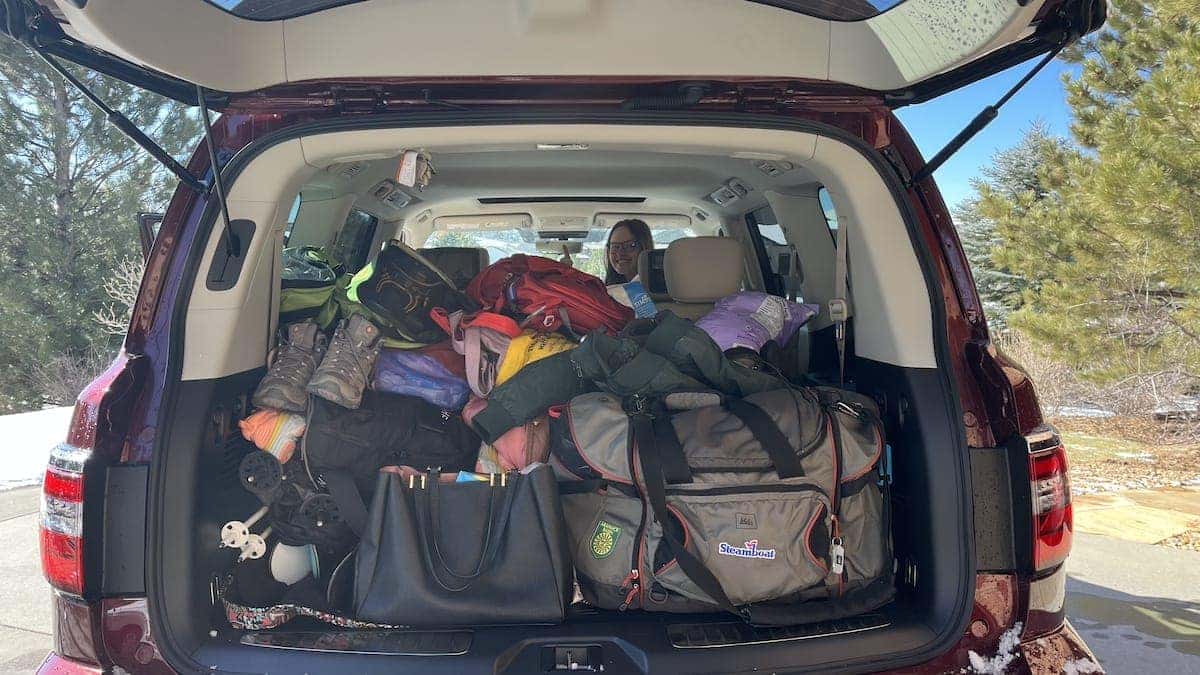 2025 Nissan Armada cargo capactiy