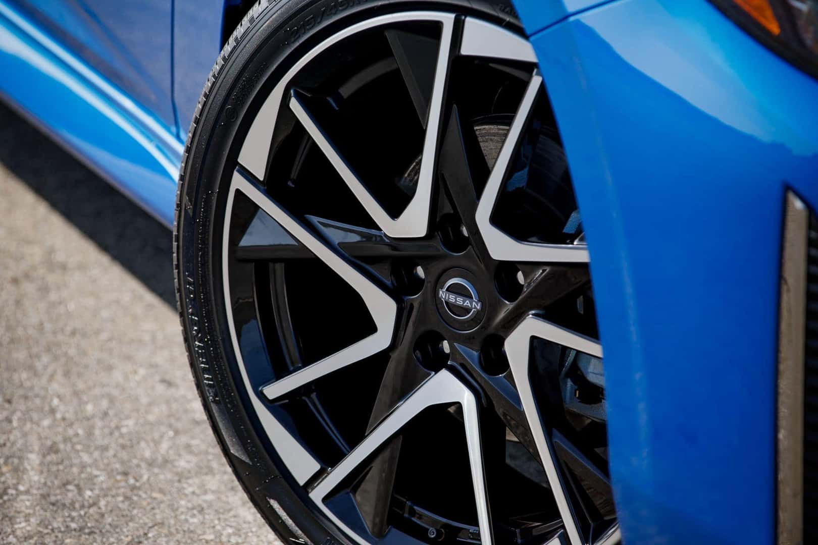The Shining And Glossy 2025 Nissan Sentra's Front Wheel