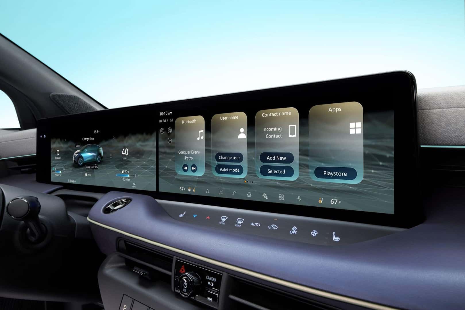The Detailed And Interactive Infotainment Display Of The Quiet And Comfortable 2026 Nissan Leaf EV