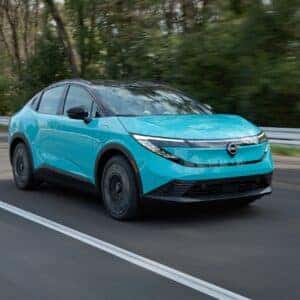 2026 All New Nissan Leaf in Motion on the Road
