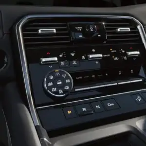 2026 Nissan Armada Drive Terrain Mode Selector Center Stack Controls