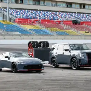2026 Nissan Armada NISMO at the Track Towing