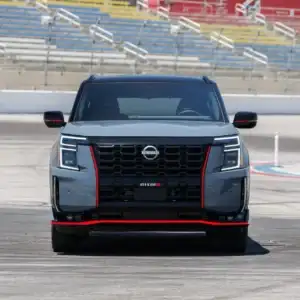 2026 Nissan Armada NISMO Front Grille View