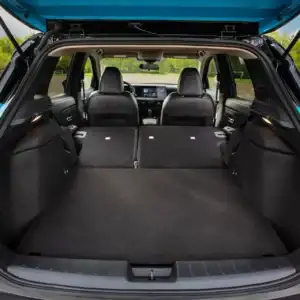 2026 Nissan Kicks Rear Cargo Space with Rear Seats Folded