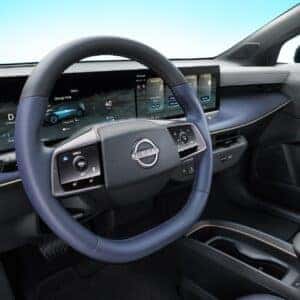 Steering Wheel Detail in the 2026 Nissan Leaf