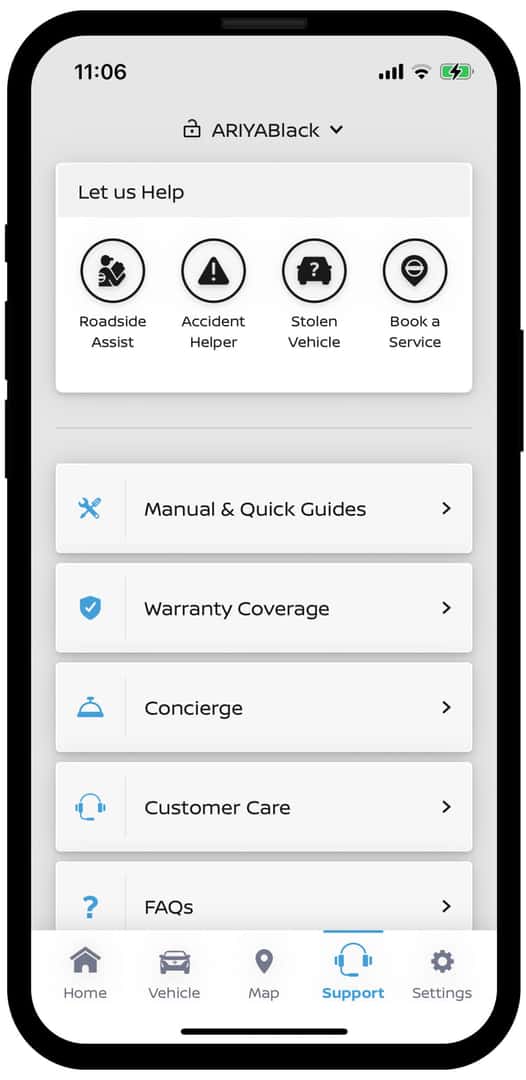 My Nissan App Support