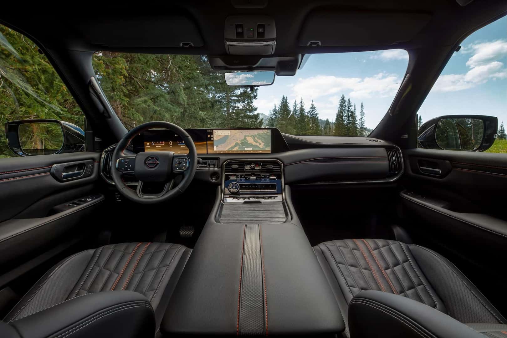 2025 Nissan Armada Front Dash View