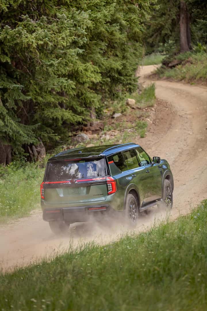 2025 Nissan Armada Rear View Off Road