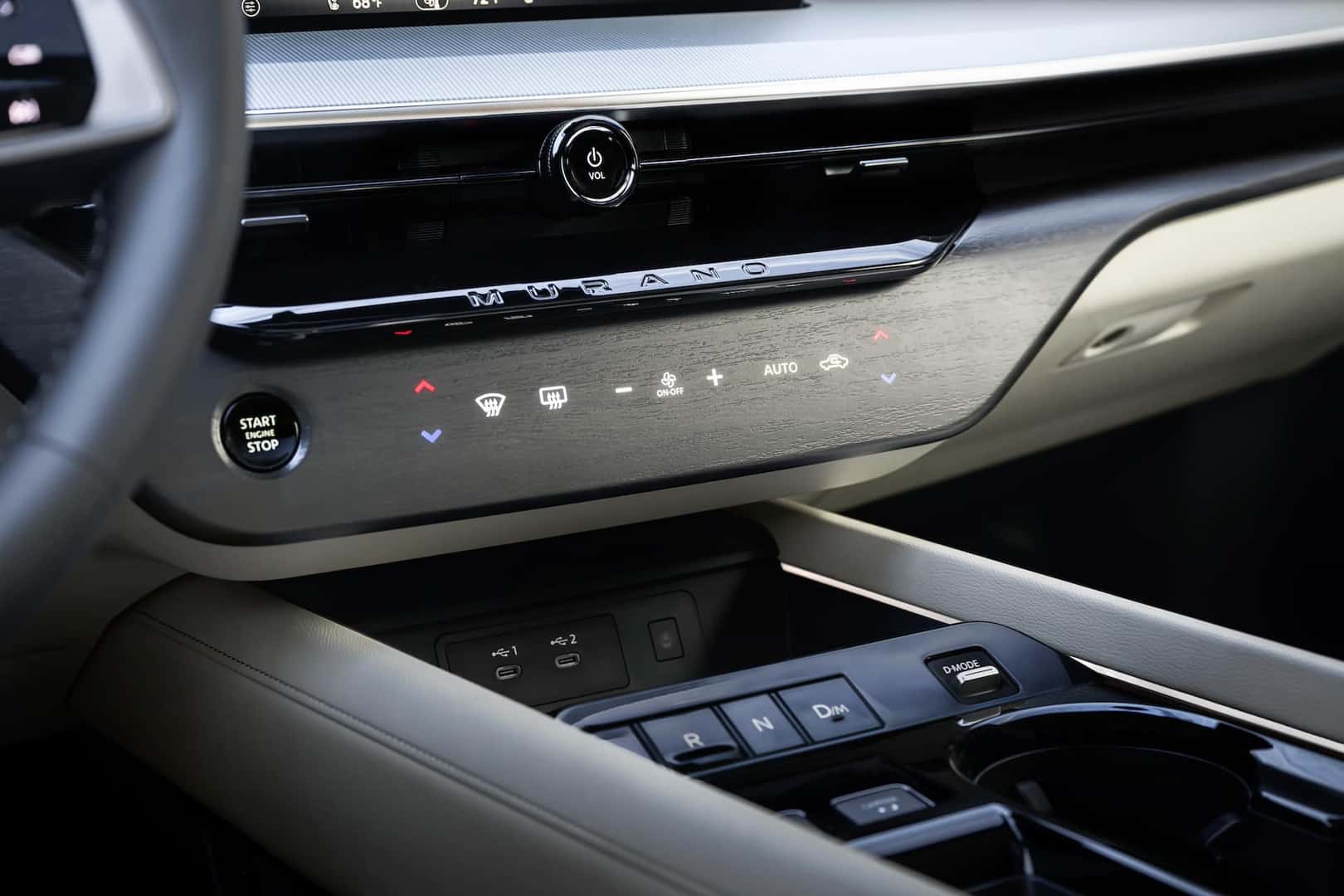 2025 Nissan Murano interior dashboard