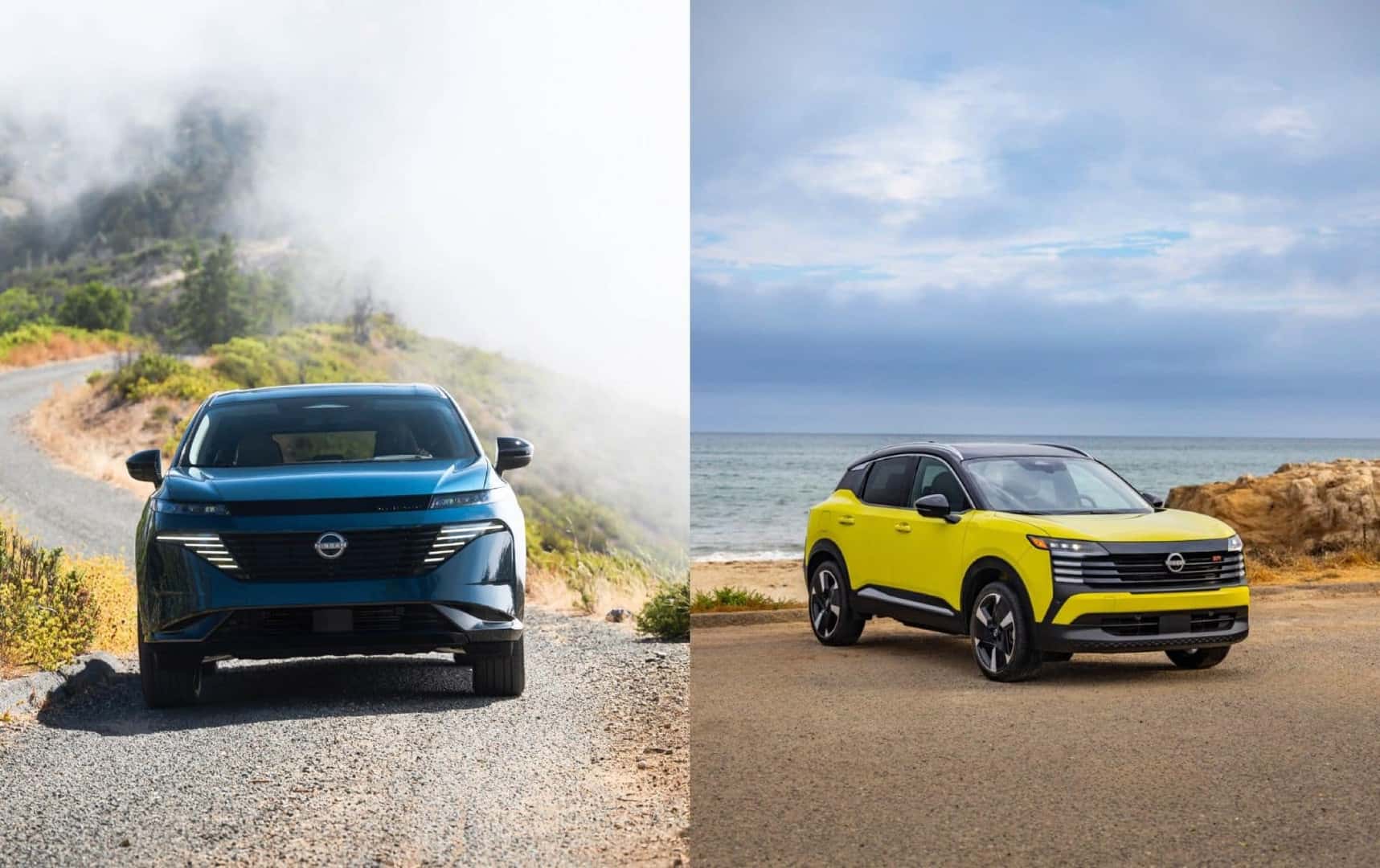 2025 Nissan Murano and Nissan Kicks Side By Side Comparison View