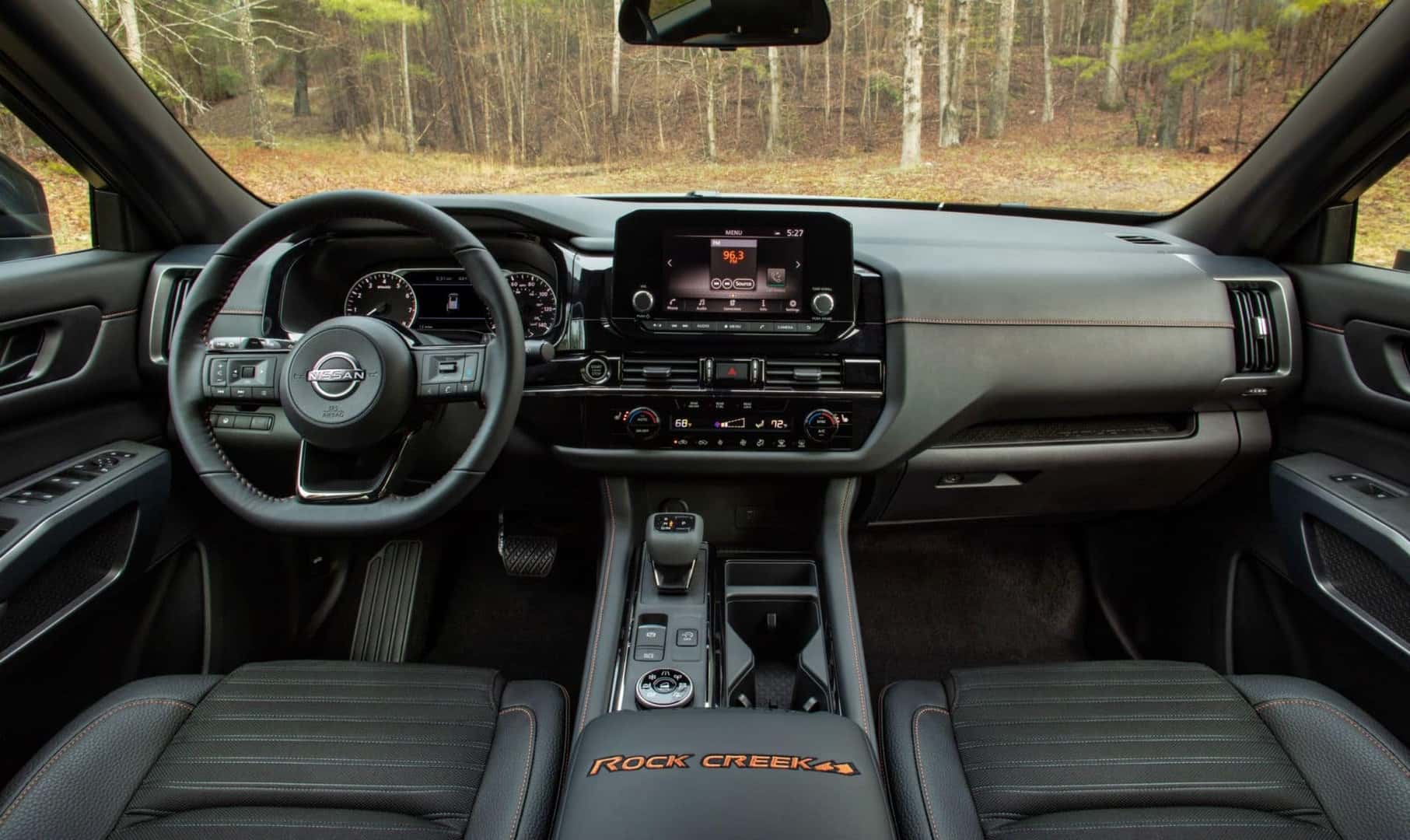 2025 Nissan Pathfinder Rock Creek Dash View