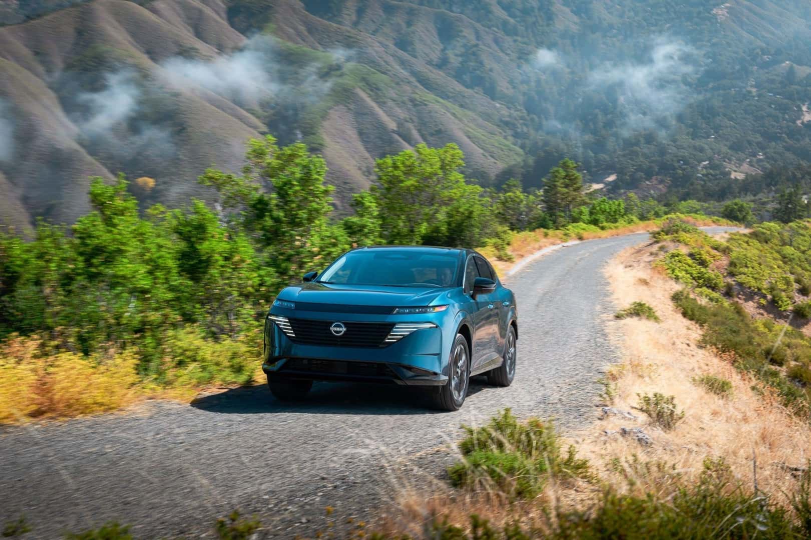The Fancy 2025 Nissan Murano Flying On Mountainous Terrain