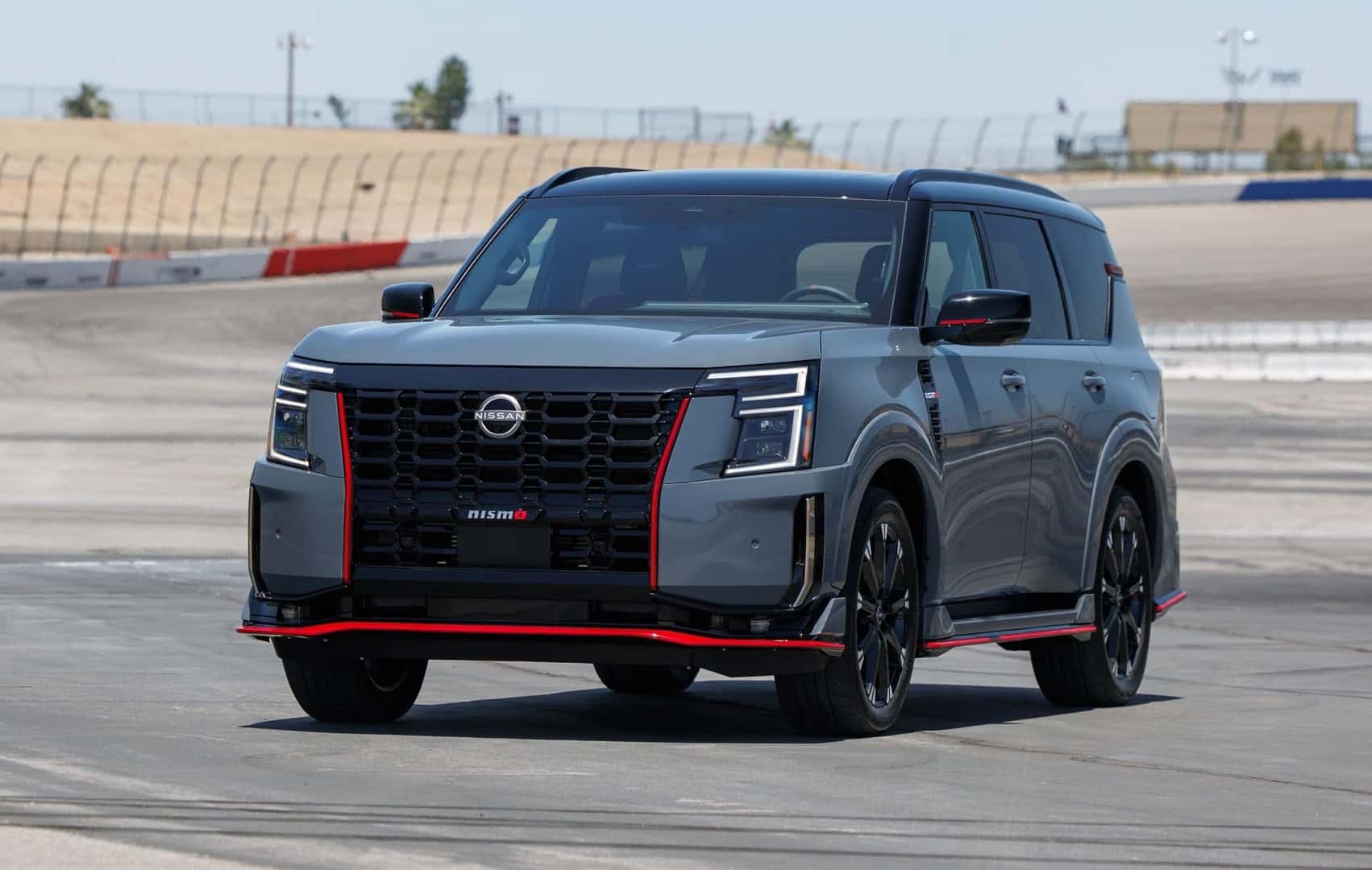 The Performance And Racing Beast, The 2026 Nissan Armada NISMO, Parked Epically On The Racetrack