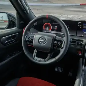 2026 Nissan Armada NISMO Steering Wheel and Dash