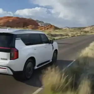 2026 Nissan Armada Rear Three Quarter View