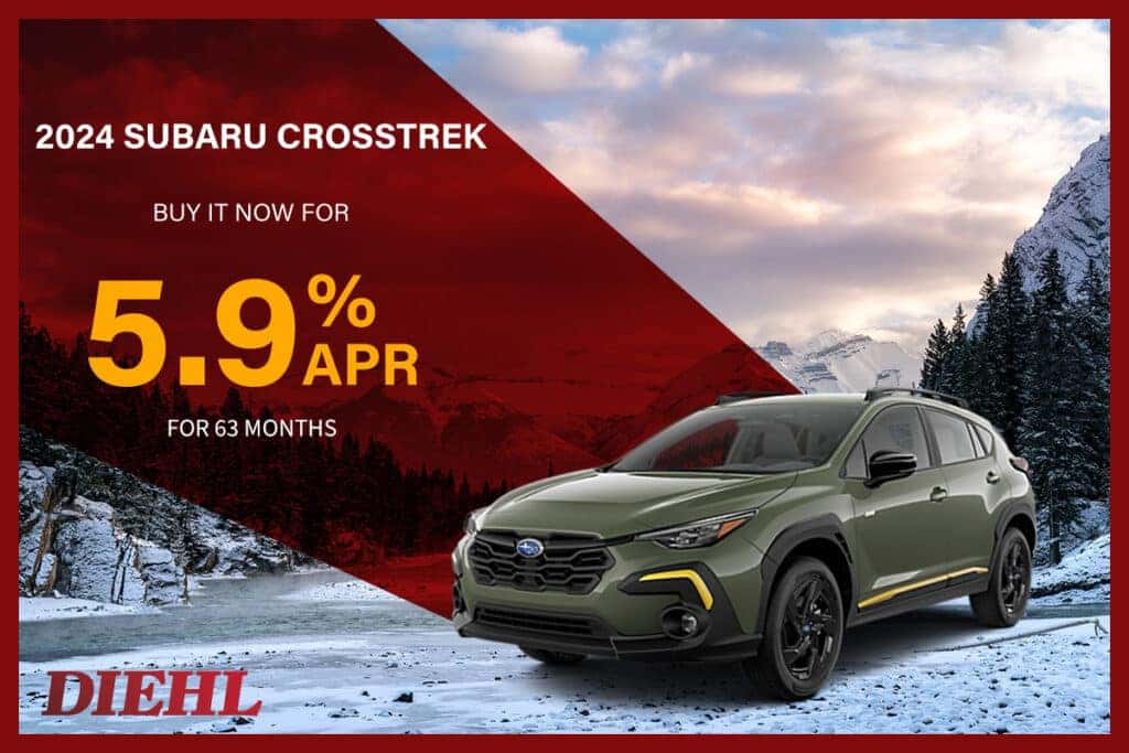 5.9% APR financing on 2024 Subaru Crosstrek