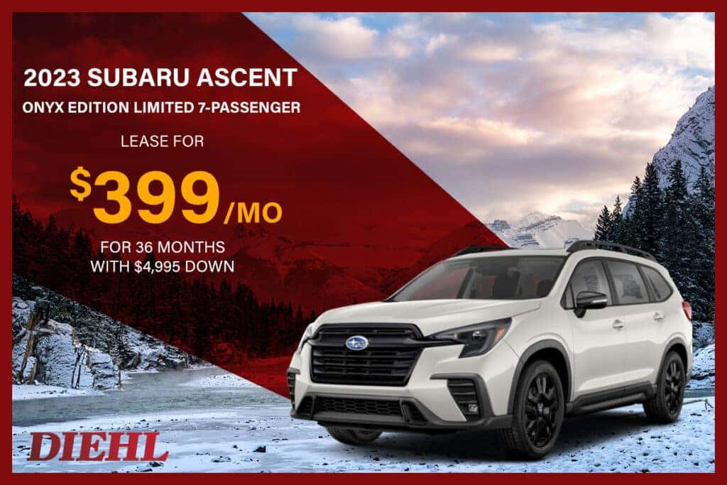 2023 Subaru Ascent Onyx Edition Limited Lease Offer