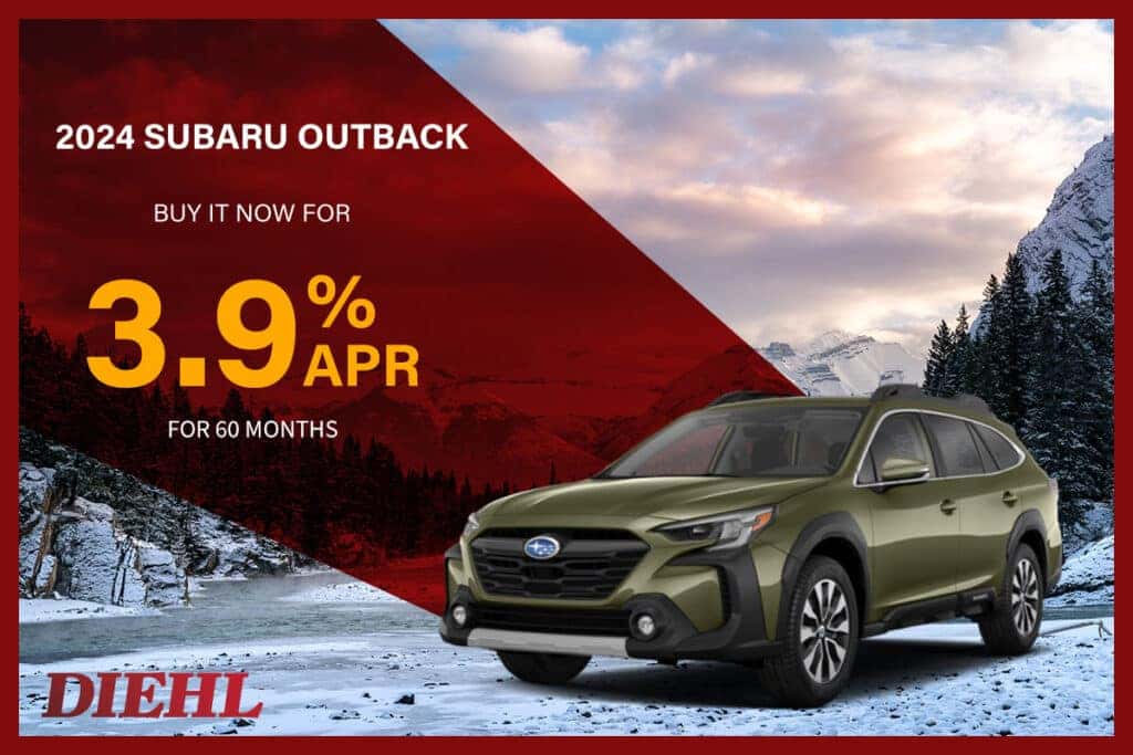 3.9% APR financing on 2024 Subaru Outback