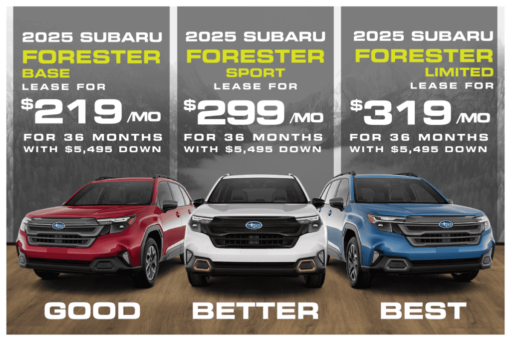 NEW 2025 Forester Base OR Sport OR Limited 