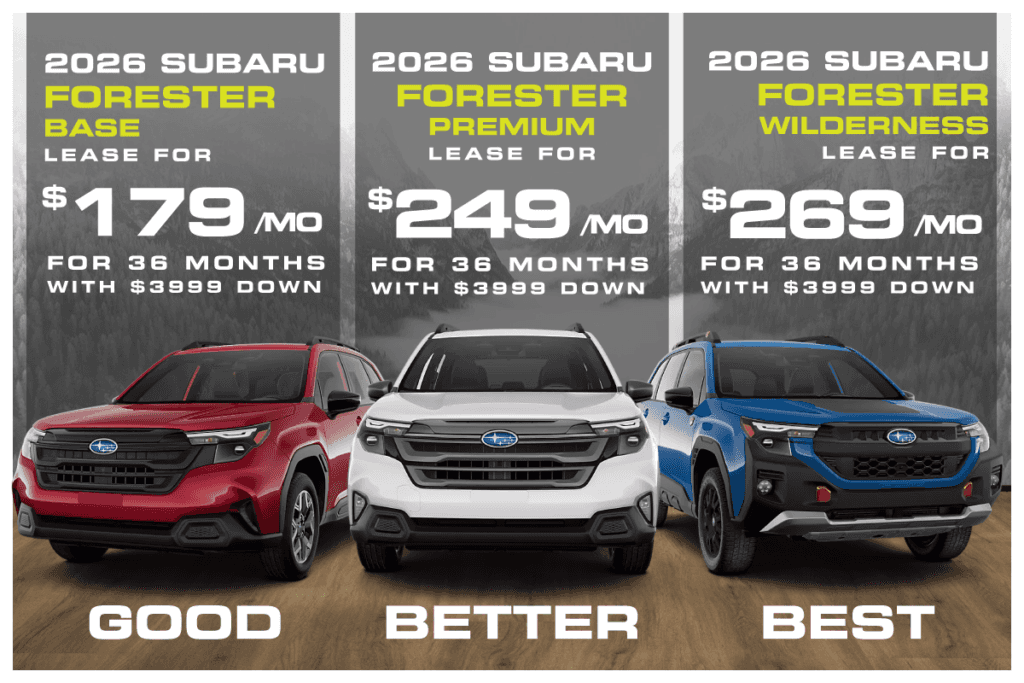 NEW 2026 Subaru Forester Gas Models