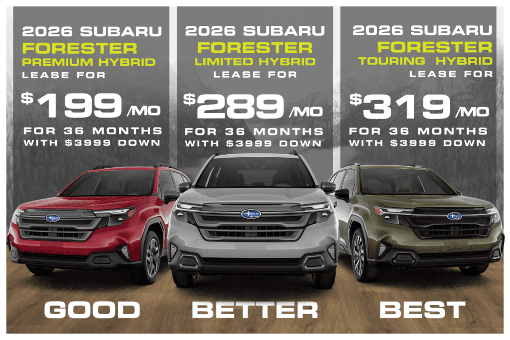 NEW 2026 Subaru Forester Hybrid Leases
