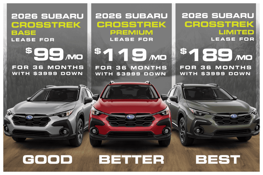 NEW 2026 Subaru Crosstrek Gas Leases