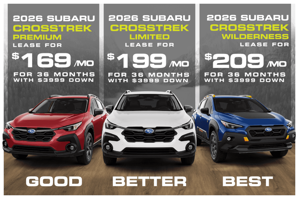 NEW 2026 Subaru Crosstrek Premium OR Limited OR Wilderness