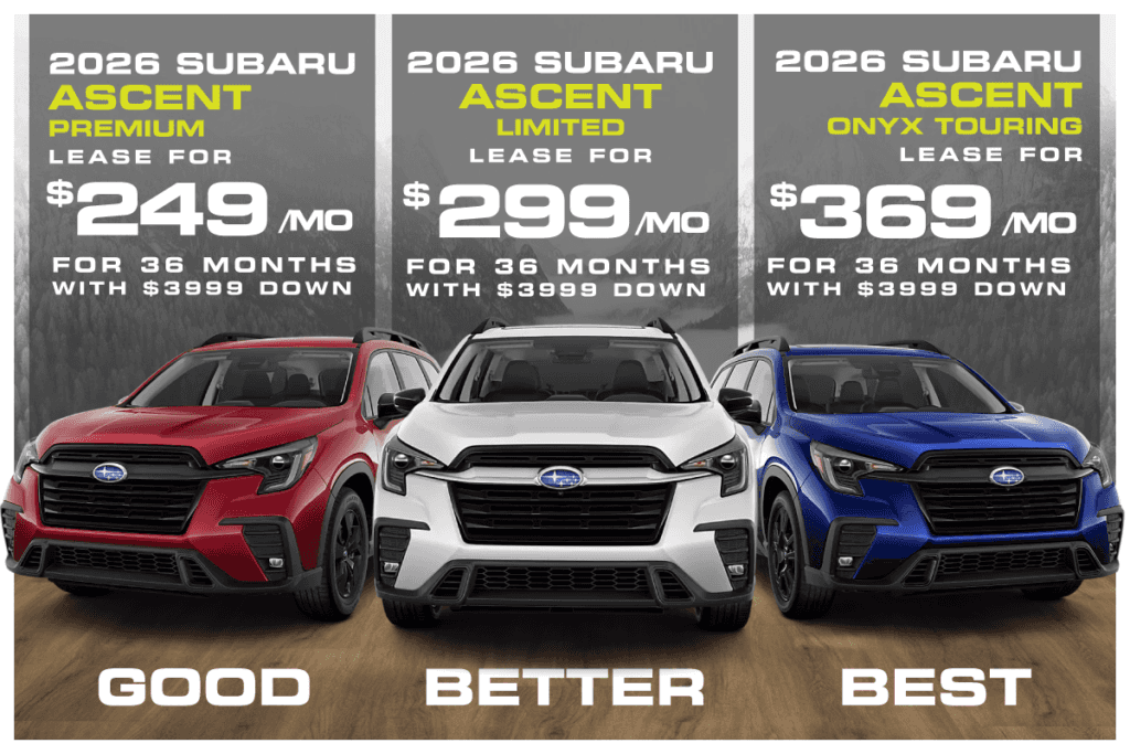 NEW 2026 Subaru Ascent Premium OR Limited OR Onyx Touring