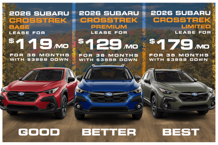 NEW 2026 Subaru Crosstrek Base OR Premium OR Limited