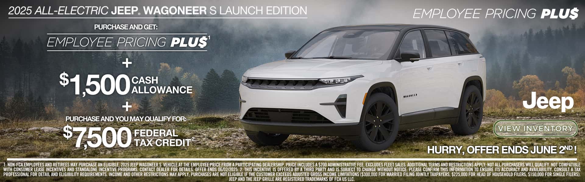 2025 All-Electric Jeep Wagoneer S Launch Edition