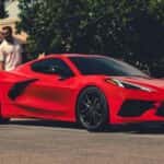 Red 2025 Corvette Stingray