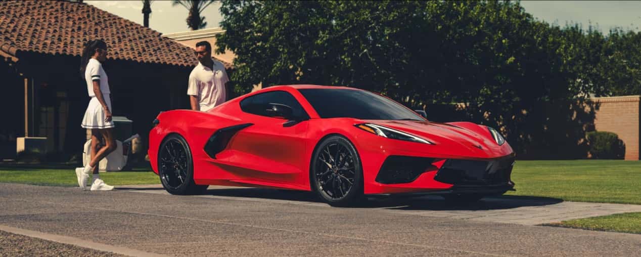 Red 2025 Corvette Stingray