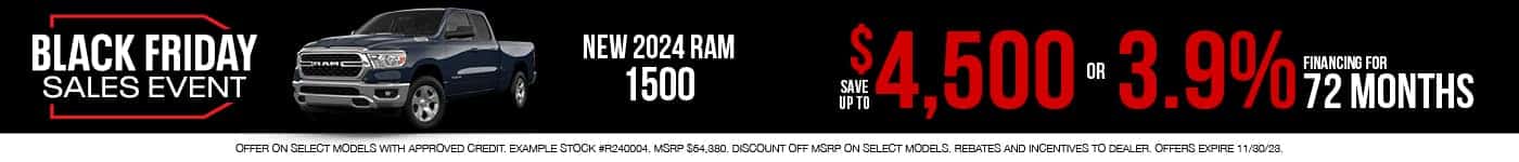 Ram 1500 Black Friday Event