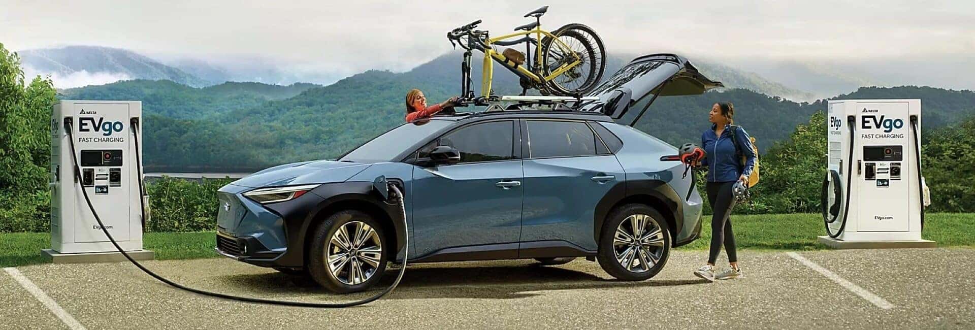 2023 Subaru Solterra Touring All-Electric SUV Charging