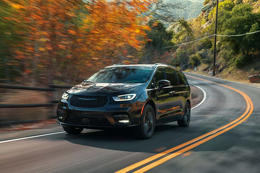 2026 Chrysler Pacifica on the highway