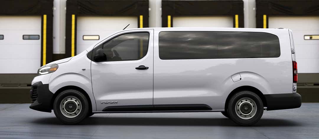 Exterior cargo van