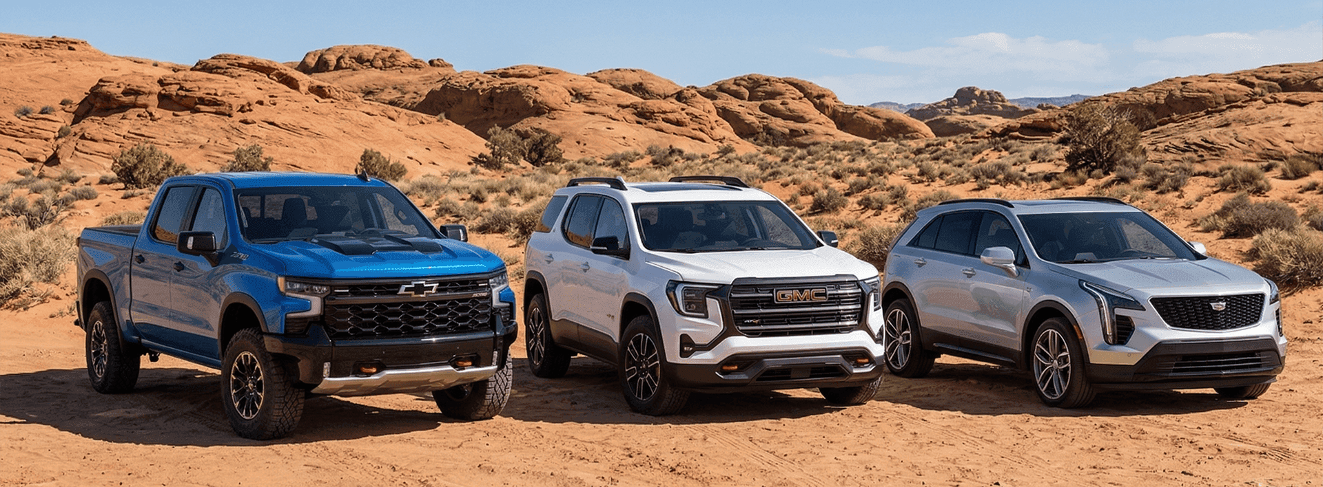 Chevrolet, Buick GMC, and Cadillac