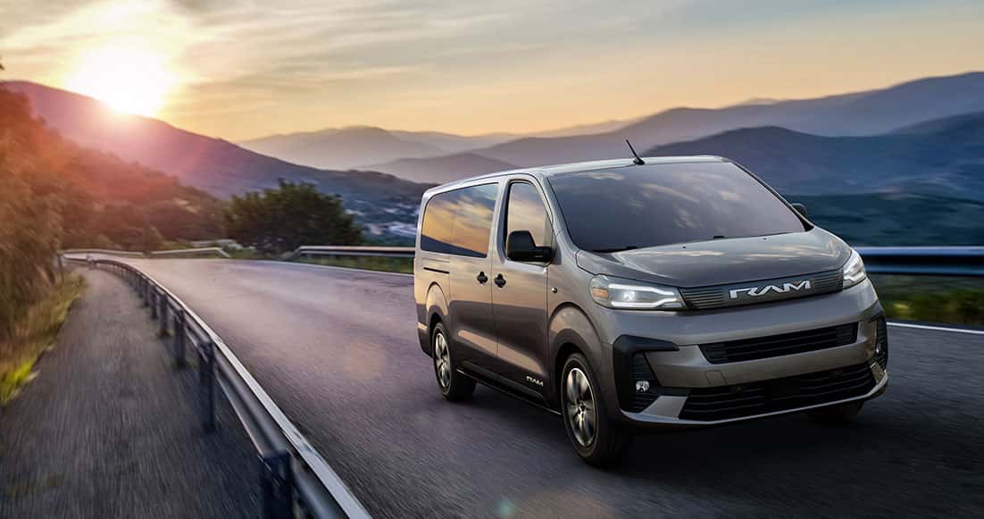 2027 Ram ProMaster City driving on the road