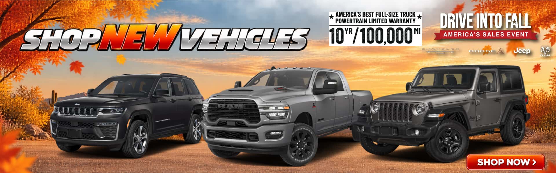 SHOP NEW FALL VEHICLES